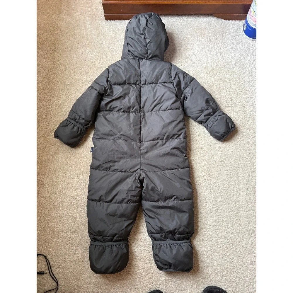 Baby Gap ColdControl Max Puffer Snowsuit Gray 18-24 Months Bunting Footed Hooded